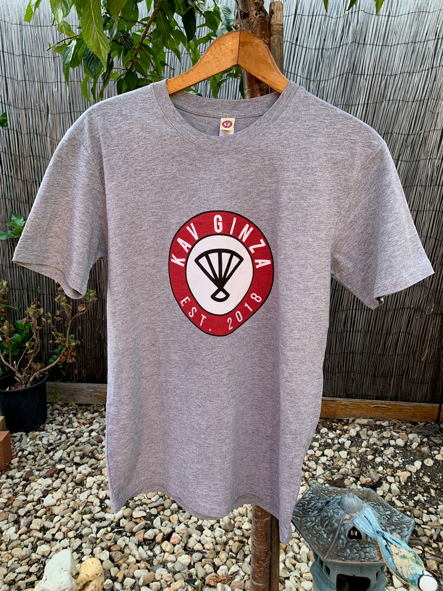 KAV GINZA Logo Grey Tee (UNISEX)