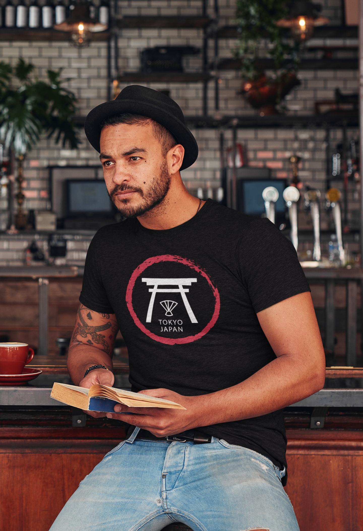 Torii Gate Black Tee