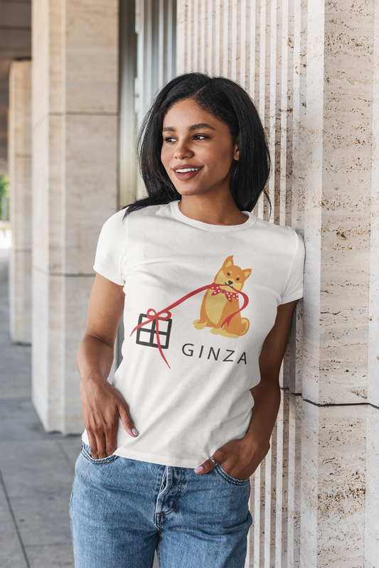 Akita Dog White Tee