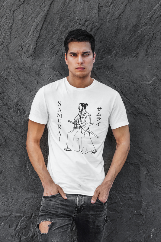 Samurai White Tee