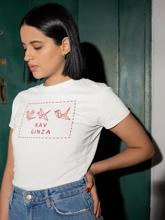 Origami White Tee